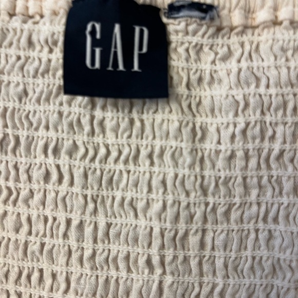 Gap Milk Maid Midi Dress XL Puff Sleeves Buttercup Yellow - Picture 6 of 11